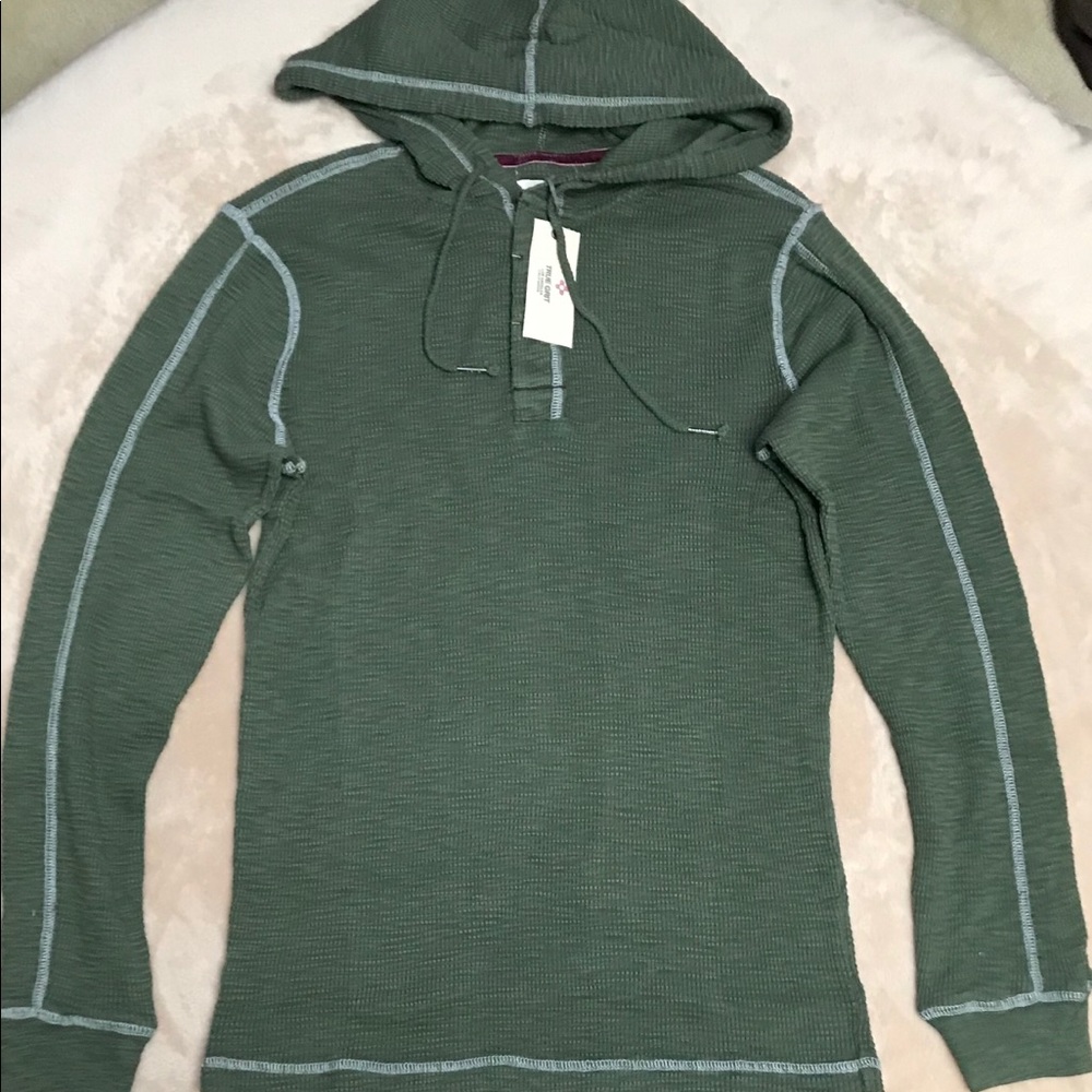 True Grit Cotton Thermal Men’s Hoodie- ChicEwe